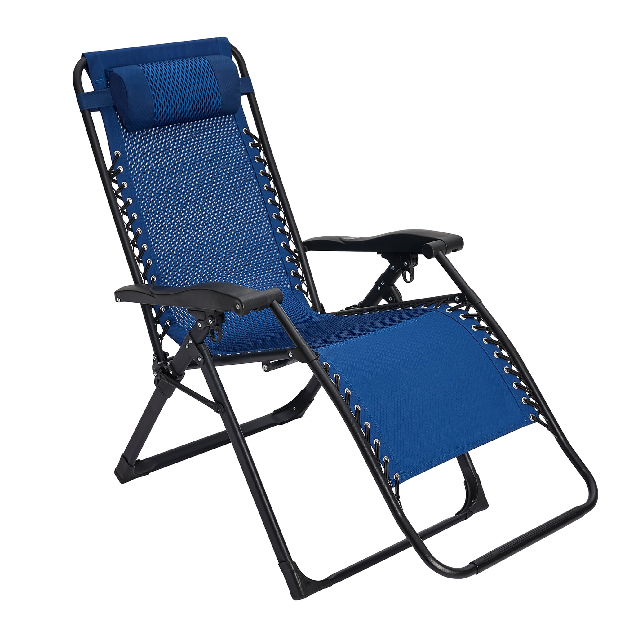 M8TRX Zero Gravity Folding Chairs, 2 pack, Blue