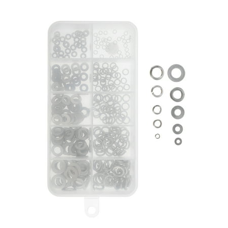 

300Pcs Stainless Steel Washer Included Spring Lock Washer and Flat Washer