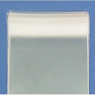 Muyindo 100 Pieces (5x7 inch) Clear Plastic Bags for Packaging, Strong Packing Self Adhesive Cellophane Bag