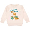 thumbnail image 2 of Inktastic I'm Gonna Be a Big Brother Dino Toddler Sweatshirt, 2 of 4