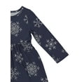 thumbnail image 2 of Wonder Nation Toddler Girls Long Sleeve Play Dress, Sizes 12M-5T, 2 of 3