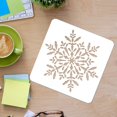 1pc Snowflake Stencil Decoration Template 11 8x11 8 Inch Plastic