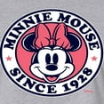thumbnail image 3 of Disney - Minnie Mouse - Since 1918 - Juniors Cropped Cotton Blend T-Shirt, 3 of 5