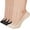 Nude3+black3, variant on No Show Socks Women Invisible Low Cut Socks ladies Nylon Footies Thin Non Slip Boat Sneaker Flat liner 4/6 pairs