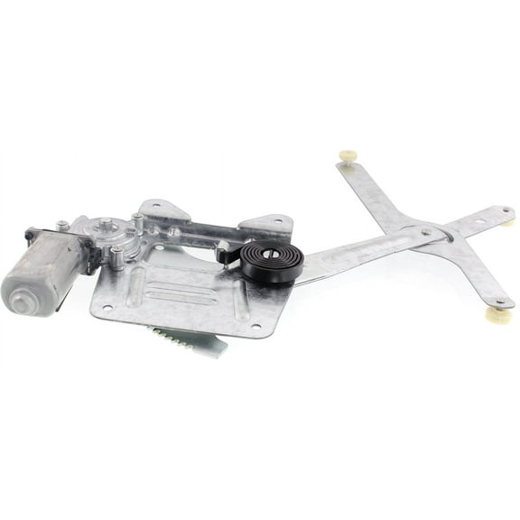 Window Regulator Compatible For 1994-2004 Chevrolet S10 GMC Sonoma Front, Right Passenger Crew Cab Pickup Extended Standard Power With Motor
