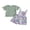 Light Green, variant on BemeyourBBs Toddler Baby Girls Summer Clothes Infant Girls 2 Piece Camouflage Outfits Short Sleeve Ribbed T Shirt Tops and Pockets Bib Overalls Camo Suspender Shorts Sets