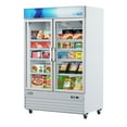 thumbnail image 2 of 53 in. 2-Door Commercial Display Merchandiser Freezer 45 cu. ft. in White (MDF-2GD-45C-WH), 2 of 13