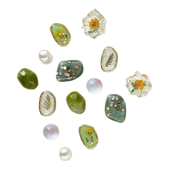 Green Field Amber Clogs Accessories, Decorations, Shoe Charms, DIY High-End