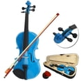 thumbnail image 1 of 4/4 Full Size Violin Kit Fiddle with Hard Case  Rosin  Chin Rest  Bow Stringed Musical Instruments for Student Beginners, 1 of 6