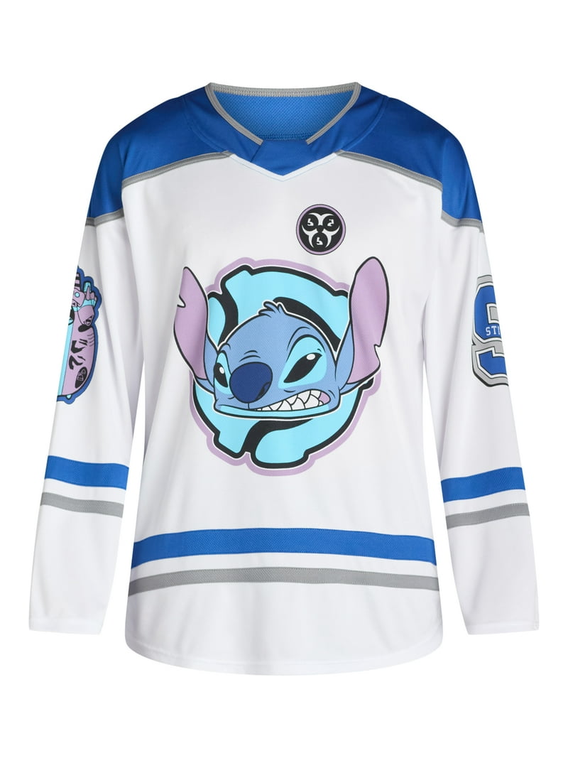 トップス CVTVIST Hockey Jersey Disney Stitch men's Graphic Hockey Jersey - Sizes XS-3XL