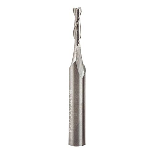 Whiteside Router Bits 1058 Straight Bit with 1/4-Inch Cutting Diameter and 3/4-Inch Cutting Length 