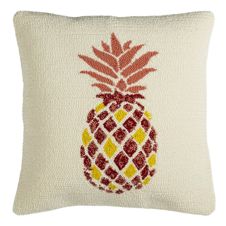 Safavieh Pure Pineapple Pillow Red Yellow