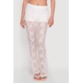 thumbnail image 3 of Women's Floral Lace Flare Leg Casual Pants, 3 of 4