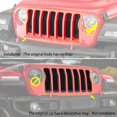 thumbnail image 1 of Decoración de cubierta de anillo de inserción de faro y parrilla de 9 piezas adecuada para Jeep Wrangler JL18+, 1 of 3