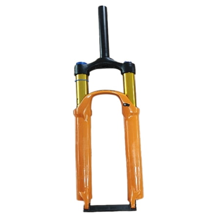 Double Shoulder Snow Front Travel Air Supension Bike Fork E-Bike Fork Orange