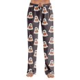 thumbnail image 2 of Black Women Halloween Pajamas Pants Spooky Season, Cozy, Fleece, Cute, Warm, Loose, Fall Pajama Pants, Sleepwear, Pjs Pants, High Waisted, Comfy, Winter Clothes M, 2 of 6