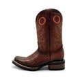 thumbnail image 2 of The Western Shops Men’s Genuine Leather Lizard Print Square Toe Dress Cowboy Boot, 2 of 7