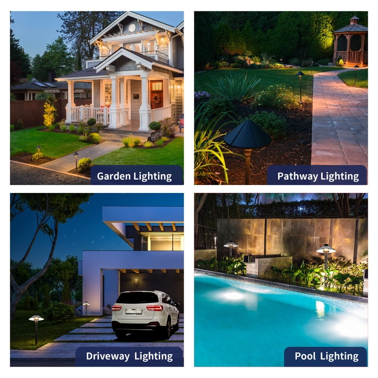 Aera cast brass landscape lighting full starter pack of 6 kit 2
