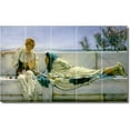 thumbnail image 1 of Ceramic Tile Mural-Lawrence Alma-Tadema Women Painting 190. 40" w x 24" h using (15) 8 x 8 ceramic tiles, 1 of 3