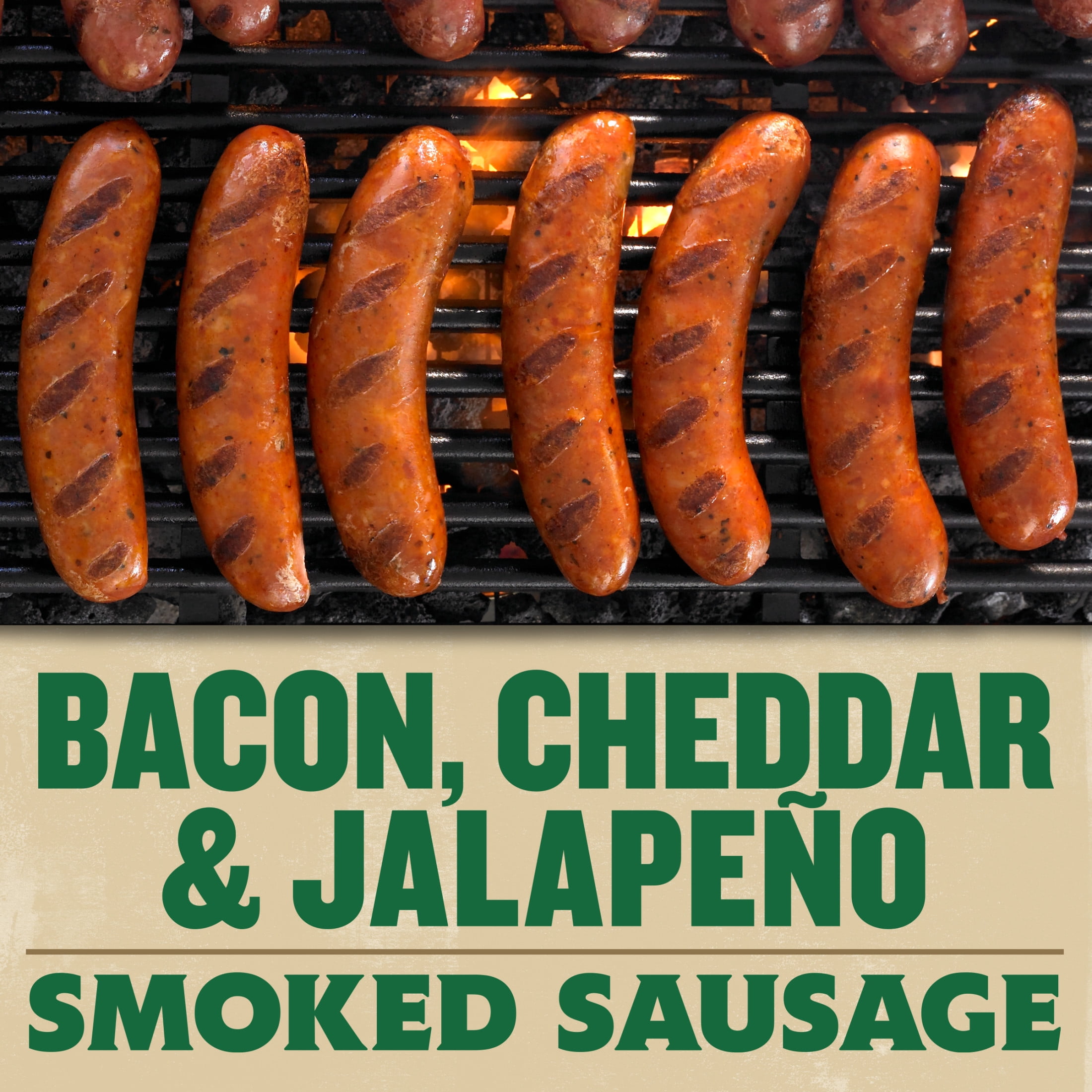 Wright Brand Real Wood Smoked Bacon, Cheddar & Jalapeño Smoked Sausage, 12 oz, 4 Count