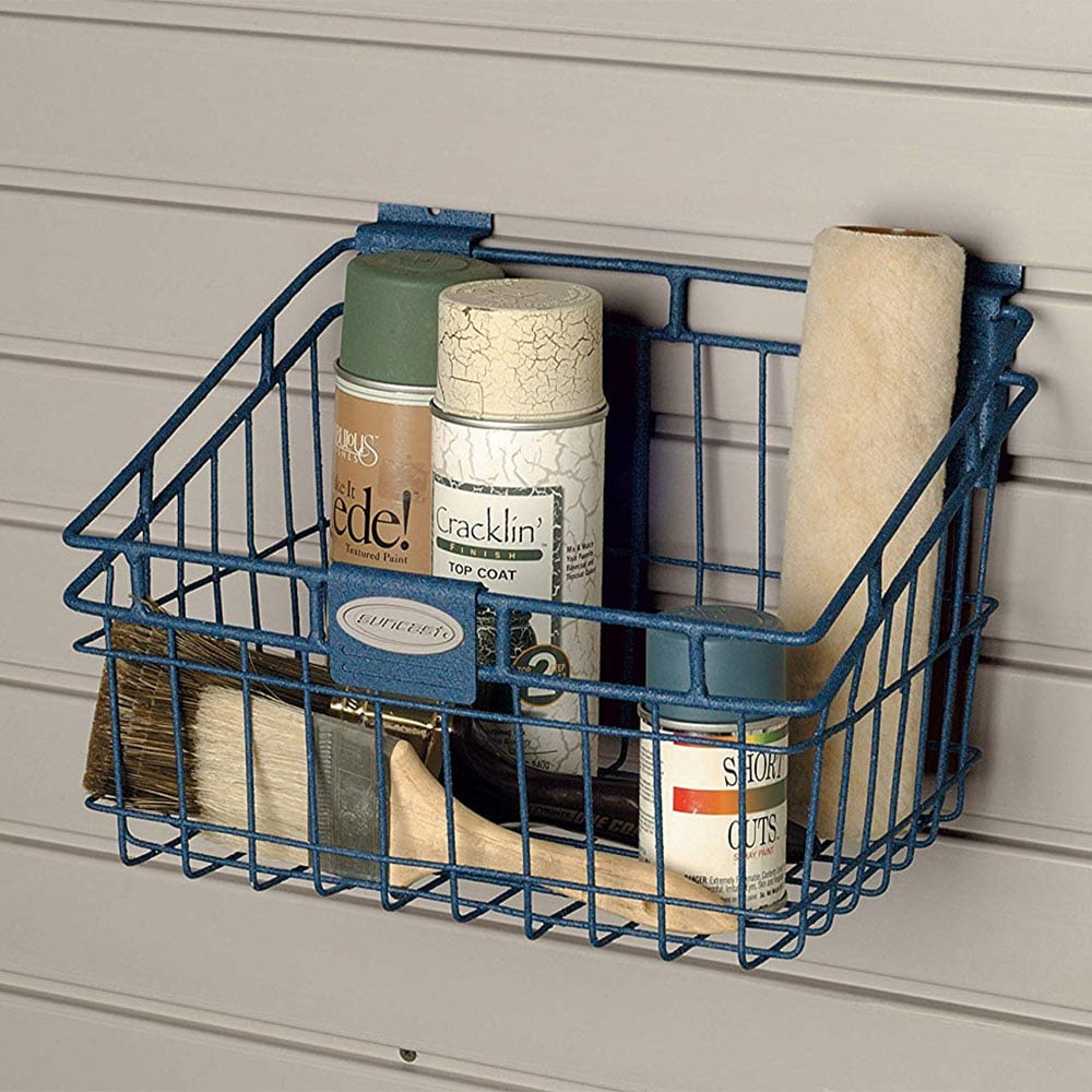 Suncast Storage Trends 8 Inch x 12 Inch Slatwall Mounted Metal Wire