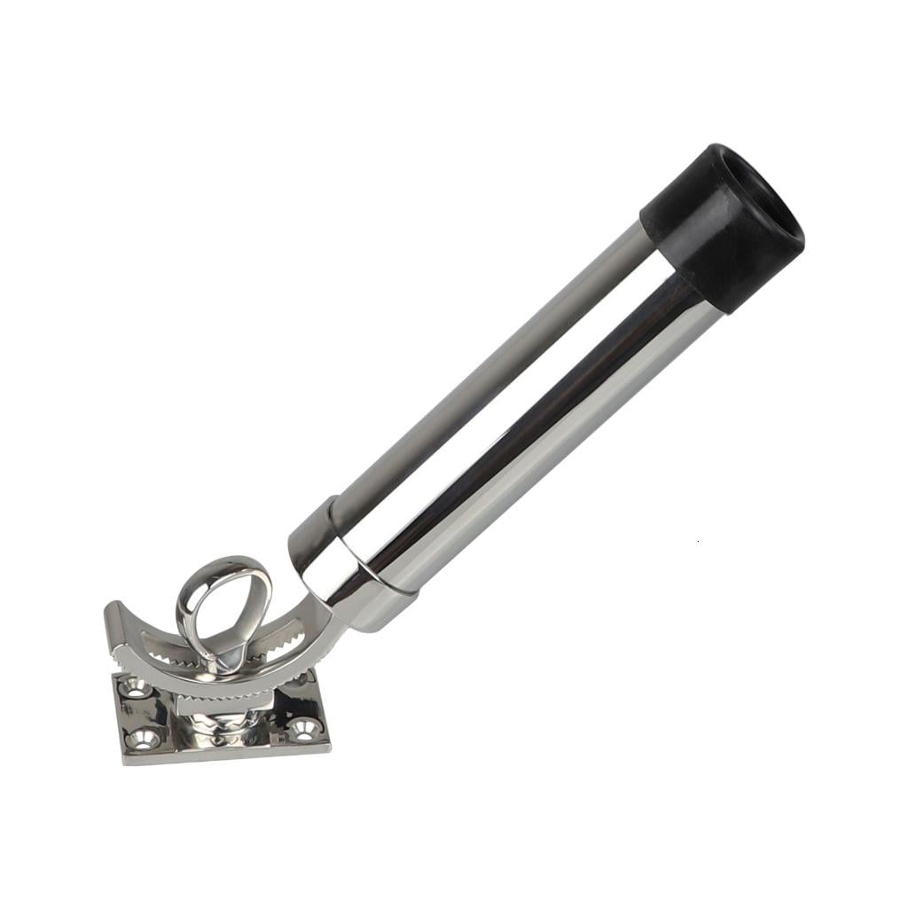 Lerpwige Reflective Vessel Rod Mount Stainless Steel for Sea Fishing Rod Setups