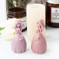 thumbnail image 7 of Princess Candle Silicone Mold Cute Little Girl Resin Candle Mould for DIY Candle Making Plaster Church Home Decorations, 7 of 7