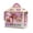 Pink, variant on DIY Miniature House Building Kit with LED Light, Mini Commercial Street Dollhouse, Ice Cream Shop, Stackable Desktop Decor Gift, 7.5 × 5.5 × 5.9 In