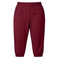 thumbnail image 7 of Besolor Womens Plus Size Capris with Pockets High Elastic Waist Cinch Bottom Pants Casual Athletic Workout Capri Trousers, 7 of 7