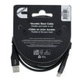 thumbnail image 2 of Cummins CMN5029 Android Compatible Charger Cord Type C Metal Braided C-A Cable - 8 ft., 2 of 7