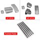 thumbnail image 4 of Cubierta de Pedal de freno de combustible para coche Mercedes A B R Classe W176 W177 W164 W245 W246 C118 W167 W168 W247 CLA GLA GLE ML AMG, 4 of 5