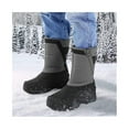 thumbnail image 5 of Bocca Men's Waterproof Winter Boots Gary Nylon Mid Calf Insulated Snow Boots 8M, 5 of 7