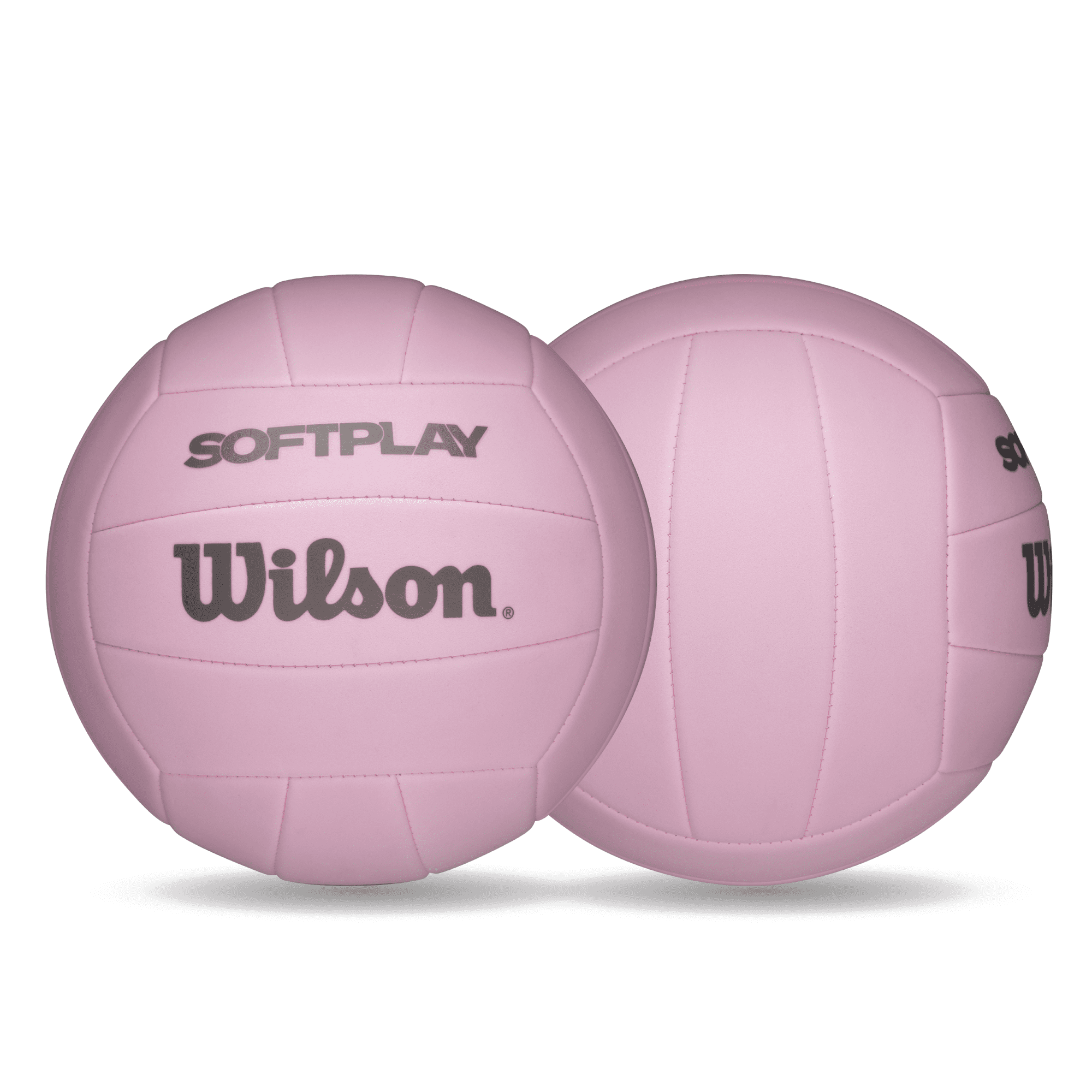 (4 pack) Wilson Softplay Recreational Volleyball - Pink, Official Size