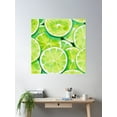 thumbnail image 2 of Limes Poster Wall Art, Modern Wall Decor For Living Room Bedroom, 24x24 UNFRAMED, 2 of 3