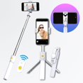 thumbnail image 2 of Palo de Selfie Plegable con Trípode Desmontable para El Teléfono Sunnimix Blanco, 2 of 6