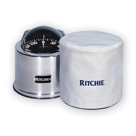 Ritchie GM-5-C 5" GlobeMaster Binnacle Mount Compass Cover - White | Bundle of 2