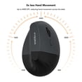 thumbnail image 2 of Mouse ergonómico vertical inalámbrico Bluetooth KYSONA DPI 4000, 2 of 6