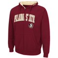 thumbnail image 2 of Men's Colosseum Garnet Florida State Seminoles Arch & Logo 3.0 Full-Zip Hoodie, 2 of 3