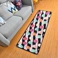thumbnail image 3 of SKYSONIC 2'X6' Colorful Macaroons Dessert Runner Rug with Rubber Backing, Sweet Valentines Non Slip Entryway Rug Runner Washable Soft Area Rug Carpet for Hallway Bedroom Kitchen Decor, 3 of 6