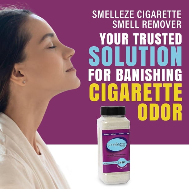 cigarette smell removal SMELLEZE Natural Cigarette Smell Removal Deodorizer 50lb Powder Destroys  Smoking Stink