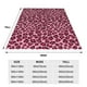 thumbnail image 3 of Balery Rose Leopard Print Manta de Felpa Suave y Acogedora – Cobija de Franela Aterciopelada para Cama, Lavable y Cálida para Sofá, Mascotas, Transpirable-50"x40", 3 of 7