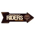thumbnail image 1 of SignMission D-A-10-999726 10 x 30 in. Indoor & Outdoor Decor Direction Sticker Vinyl Wall Decals - Motorcycle Riders - 24 in., 1 of 1