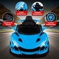 thumbnail image 4 of Best Trading Kids House Carrito Eléctrico Montable para Niños Speedster con Diseño Deportivo Carrito de Control Remoto y Modo Manual Bluetooth Luces LED Cinturón de Seguridad Soporta, 4 of 8
