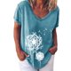 thumbnail image 1 of Elegante mujer con cuello en V estampado camiseta blusa Tops sudadera OAVQHLG3B Store  lin121212, 1 of 4