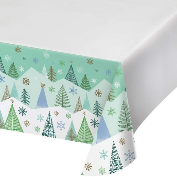 Winter Wonderland Paper Tablecloth