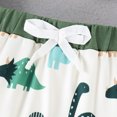 thumbnail image 4 of Toddler Baby Boy Spring Summer Outfit Dinosaur Short Sleeve Shirt Dino Shorts 2Pcs Clothes Sets, 4 of 5