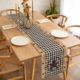 thumbnail image 3 of Star Country Table Runner - 120 Inch Long, Kitchen Dining Table Runner Dresser Scarves, Farmhouse Sunflower Texas Retro Checkered Farmhouse Decor for Coffee Tables Wedding Party Banquet, 3 of 8