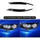 thumbnail image 4 of Headlight Eyelids For Subaru Impreza WRX 2008-2011, Enhances Front End, Glossy Black, 4 of 5