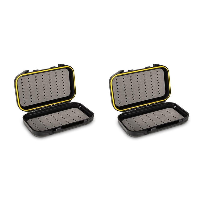braveheart Fly Fishing Box Lures Containers Tackle Boxes Bait Hold Containers 2Set