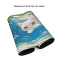 thumbnail image 4 of Heluo.Zu XXL Gaming Mouse Pad 35.4x15.7 inch, Cute Kawaii Cat Landscape Theme Desk Mat,Large Water Swimming Fish Scene Mousepad, 4 of 9
